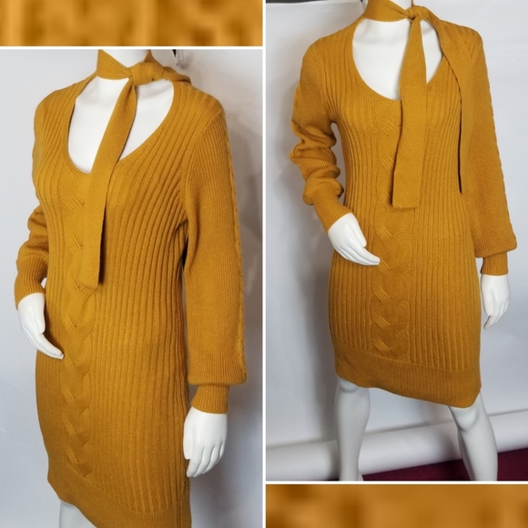 Ribbed Knit Sweater Dress - Picture 6 of 7